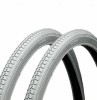 CST GREY WHEELCHAIR TYRES WITH OPTIONAL INNER TUBES 24 x 1 3/8 - FAST UK STOCK