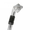 M-Wave silver adjustable suspension seat post 25.4/27.2mm with clamp