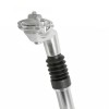 M-Wave silver adjustable suspension seat post 25.4/27.2mm with clamp