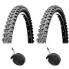 Raleigh Eiger 26 x 2.10 MTB Bike Tyres + Optional Tubes