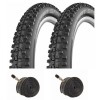 Schwalbe Smart Sam 700 x 35c MTB Bike Tyres + Optional Tubes