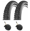 Schwalbe Smart Sam 700 x 35c MTB Bike Tyres + Optional Tubes