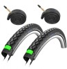 Schwalbe marathon Greenguard Urban/hybrid 700 x 38c tyres + Optional tubes