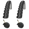 XLC Tour X 26 x 2.00 on/off Road tyres + Optional tubes