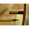 Zefal Bike Pump with Schrader/presta valve attachment