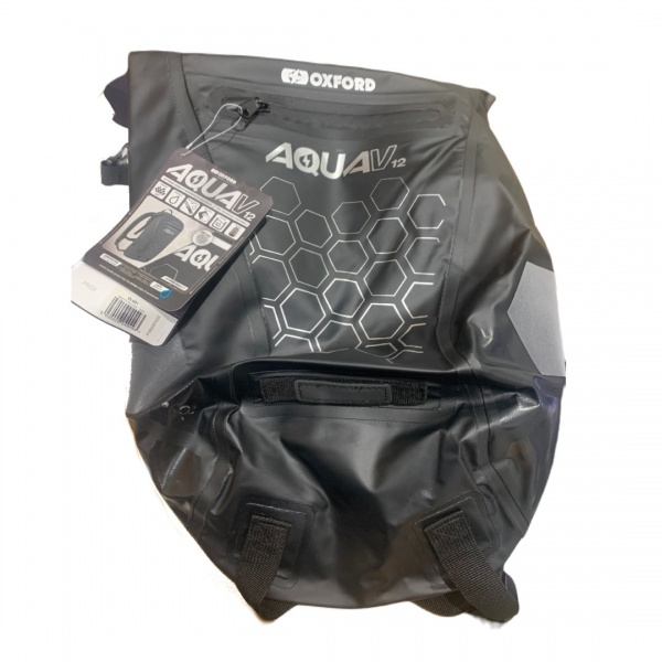 SLIGHT DAMAGE - Oxford Aqua V12  waterproof HI-VIS backpack - Black