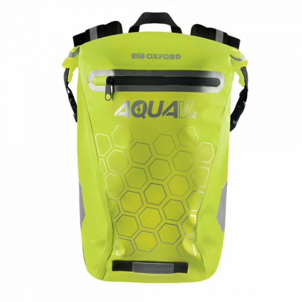 DEFECT - Oxford Aqua V12 waterproof HI-VIS backpack - Fluo